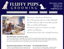 Tablet Screenshot of fluffypups.com